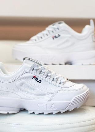 Жіночі кросівки fila disruptor white