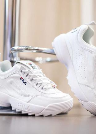 Fila disruptor white🆕шикарні кросівки 🆕 купити накладений платіж