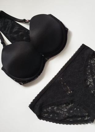 Бюстгальтер р. 70е і трусики (комплект) victorias secret 🔥акція! 🔥отримай знижку 7%