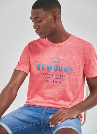 Футболка стандартного кроя с рисунком coral newquay next