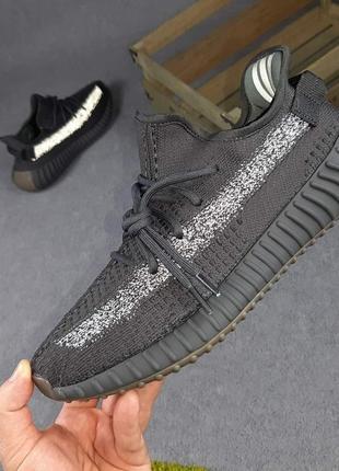 Adidas yeezy boost 350 тёмно серые 🆕шикарные кроссовки🆕купить наложенный платёж3 фото