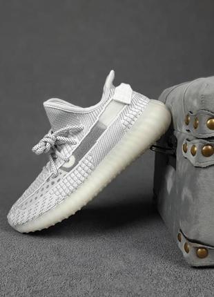 Adidas yeezy boost 350 серые 🆕шикарные кроссовки🆕купить наложенный платёж5 фото