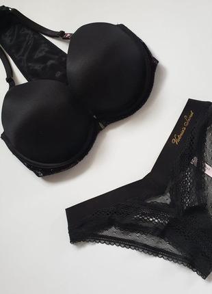 Бюстгальтер р. 70е і трусики (комплект) victorias secret 🔥акція! 🔥отримай знижку 7%