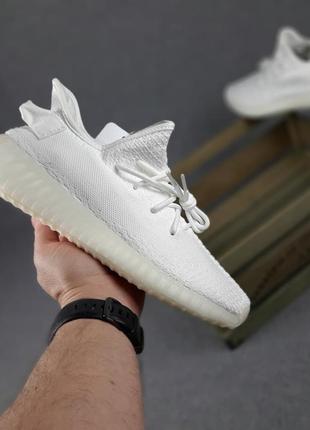 Adidas yeezy boost 350 белые🆕шикарные кроссовки🆕купить наложенный платёж1 фото