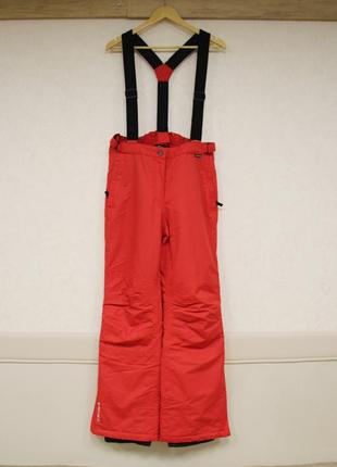 Штани для зими штани для сноубрда icepeak червоні розмір l для борда для лиж