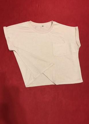 Мягкая футболка на тонком флисе