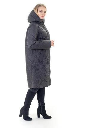 Женская удлиненная куртка размер с 50 по 662 фото