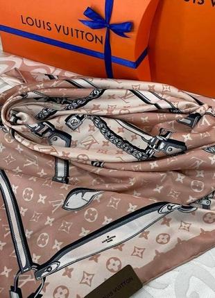 Шовковий хустку в стилі louis vuitton🌸новинка 2021