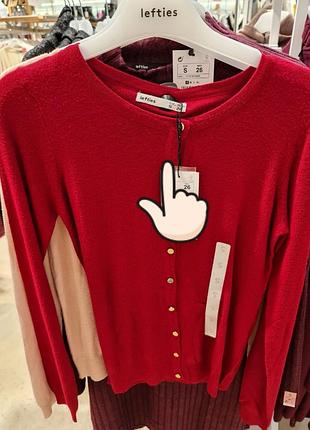 Красивий червоний светр 6