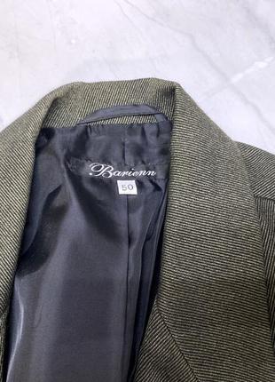 Пиджак стильный barienn, зеленый5 фото