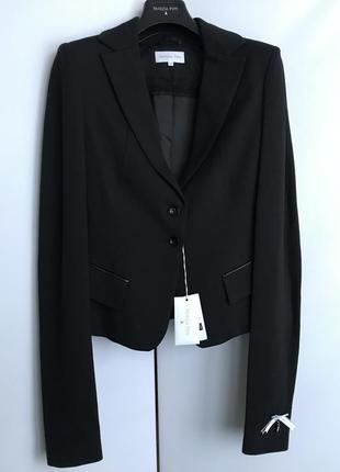 Жакет укорочённый из трикотажа  { размер 38,42,44 }