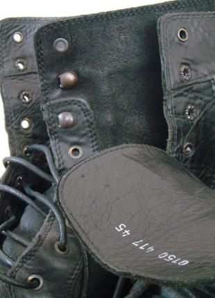 Зимние ботинки на цигейке. натуральная кожа+натуральный нубук5 фото