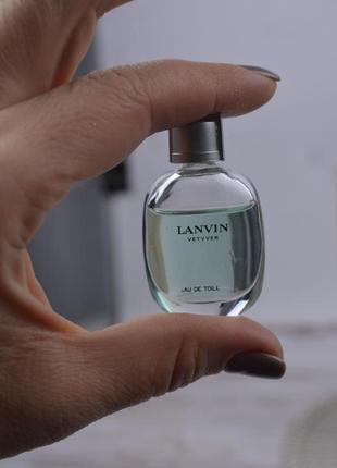 Фирменная туалетная вода lanvin vetyver миниатюра оригинал5 фото