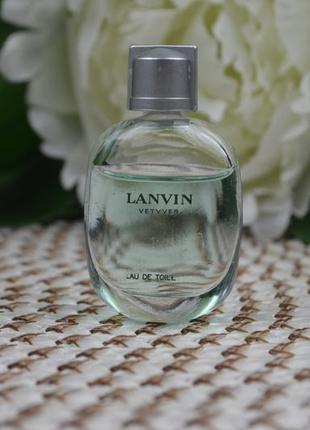 Фирменная туалетная вода lanvin vetyver миниатюра оригинал3 фото