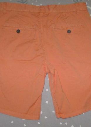 Яркие оранжевые мужские шорты w 30(44-46) river island2 фото