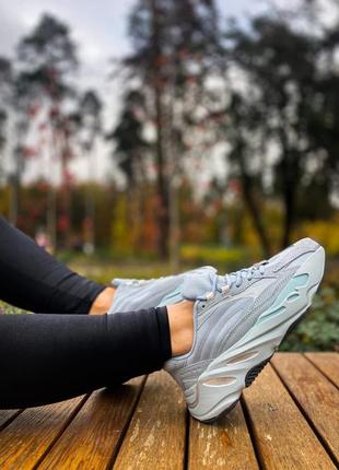 😎adidas yeezy boost 700 hospital blue😎(36ррр - 45рр) кроссовки адидас изи буст 700