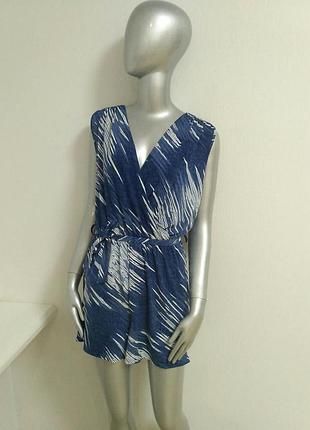 Комбинезон в сине-белую расцветку франция, fas