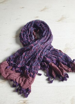 Яскравий легкий шарф бесплатно подарок3 фото