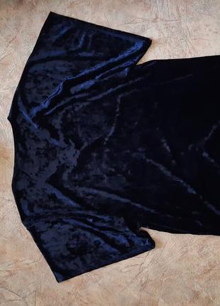 Платье, туника  из бархата, оверсайз, широкие рукава missguided2 фото
