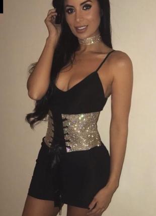 Роскошный корсет в камне сияющий люкс!