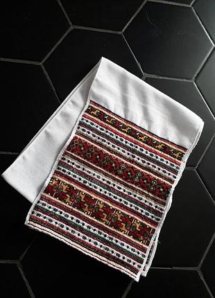 Рушник пасха свадьба вишивка украинский узор лен