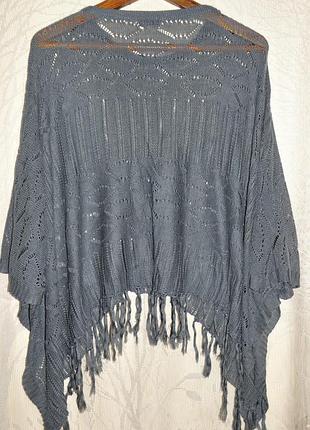 Пончо накидка р.58-60-62 3