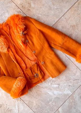 Натуральна шубка real lambskin🧡