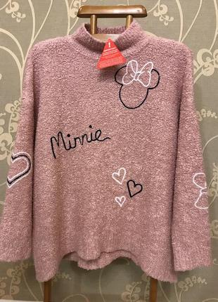 Нереально красивый и стильный брендовый  вязаный свитер.