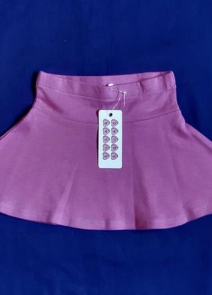 Классная розовая юбка "sugar squad" англия от 2 до 7 лет2 фото