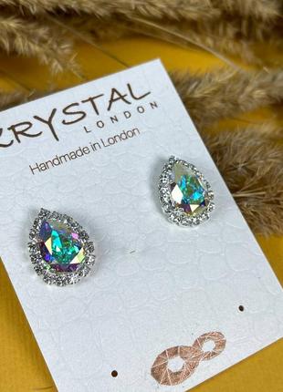Сережки від бренду krystal