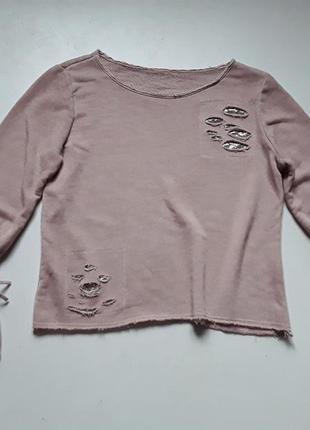 Свитшот  пайта  пудровая