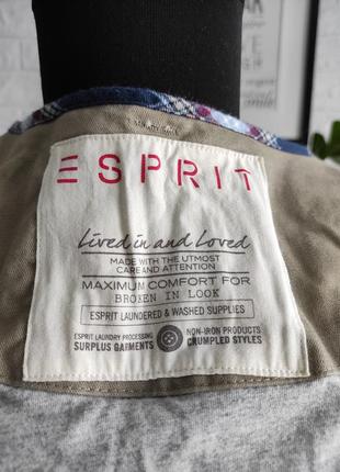 Парку куртка esprit, хакі, бавовна, капюшон,р. 36,38,s,m8 фото