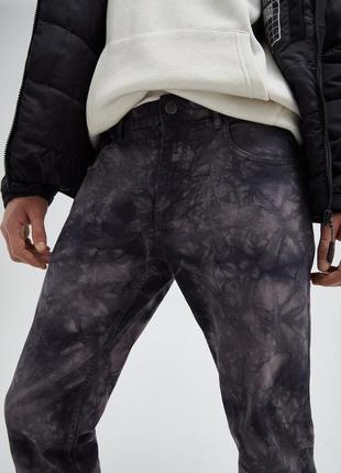 Вуличні джинси з принтом тай-дай6 фото