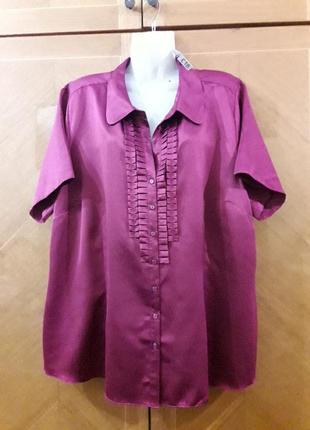 Bm р.24 новая стильная нарядная блуза  батал