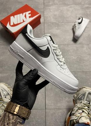 Женские кроссовки nike air force 1 low white black 36-37-38