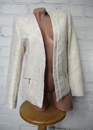 Жакет/пиджак твидовый с люрексом/твид