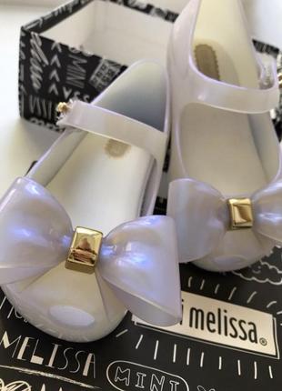 Mini melissa туфли туфельки новые мелисса оригинал2 фото