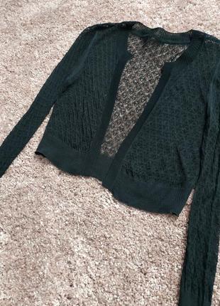 Болеро ажурна укорочена кофта