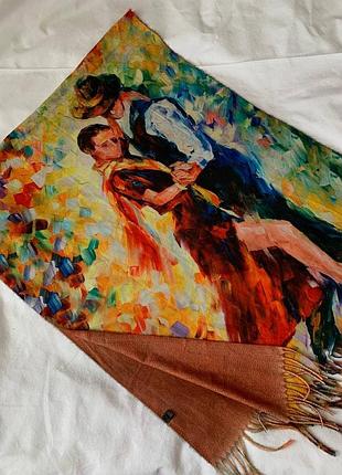 Романтическое танго шарф картина leonid afremov