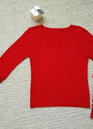 Кофтинка, джемпер червоного кольору, кашемір4 фото
