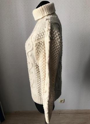 Стильний светр, припускаю шерсть, hand made, розмір приблизно м2 фото