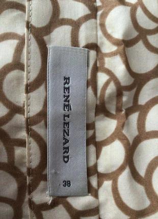 +красивая шелковая блузка с интересным принтом rene lezard германия8 фото