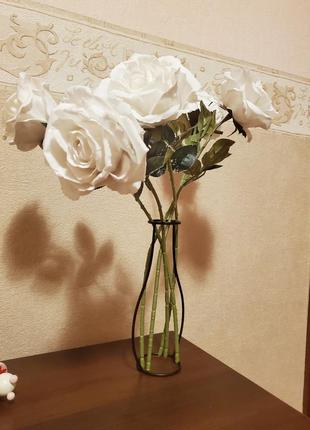 Букет з штучних троянд6 фото