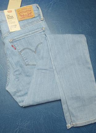Оригинальные джинсы supper skinny levis strauss & co.4 фото