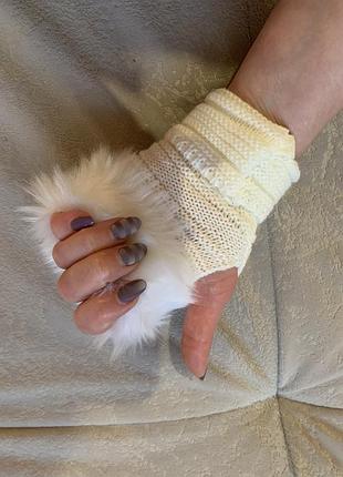 Митенки, перчатки без пальцев