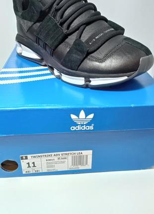 Кросівки adidas barneys twinstrike adv stretch leather black.