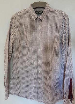 Стильна сорочка підліткова від topman (розмір коміра 38-40)