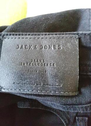 Черные джинсы высокая посадка,стрейч jack&jones раз.31-328 фото