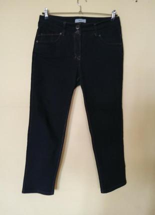Синие джинсы .стрейч.батал.высокая посадка etam раз.31-32