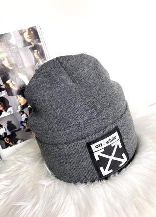 Сіра шапка . унісекс